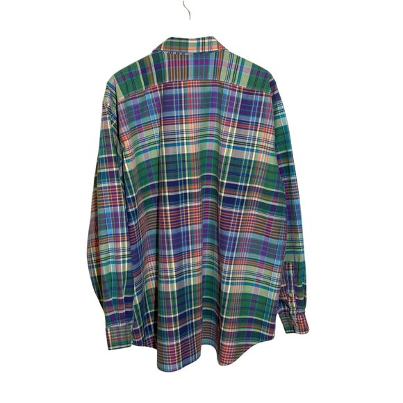 Polo Ralph Lauren colorful plaid cotton button down shirt - 3XB - Picture 6 of 6